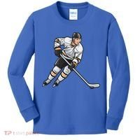 Ice Hockey Player Game Day Gift Dults Cute Gift Kids Long Sleeve Shirt thumb 0