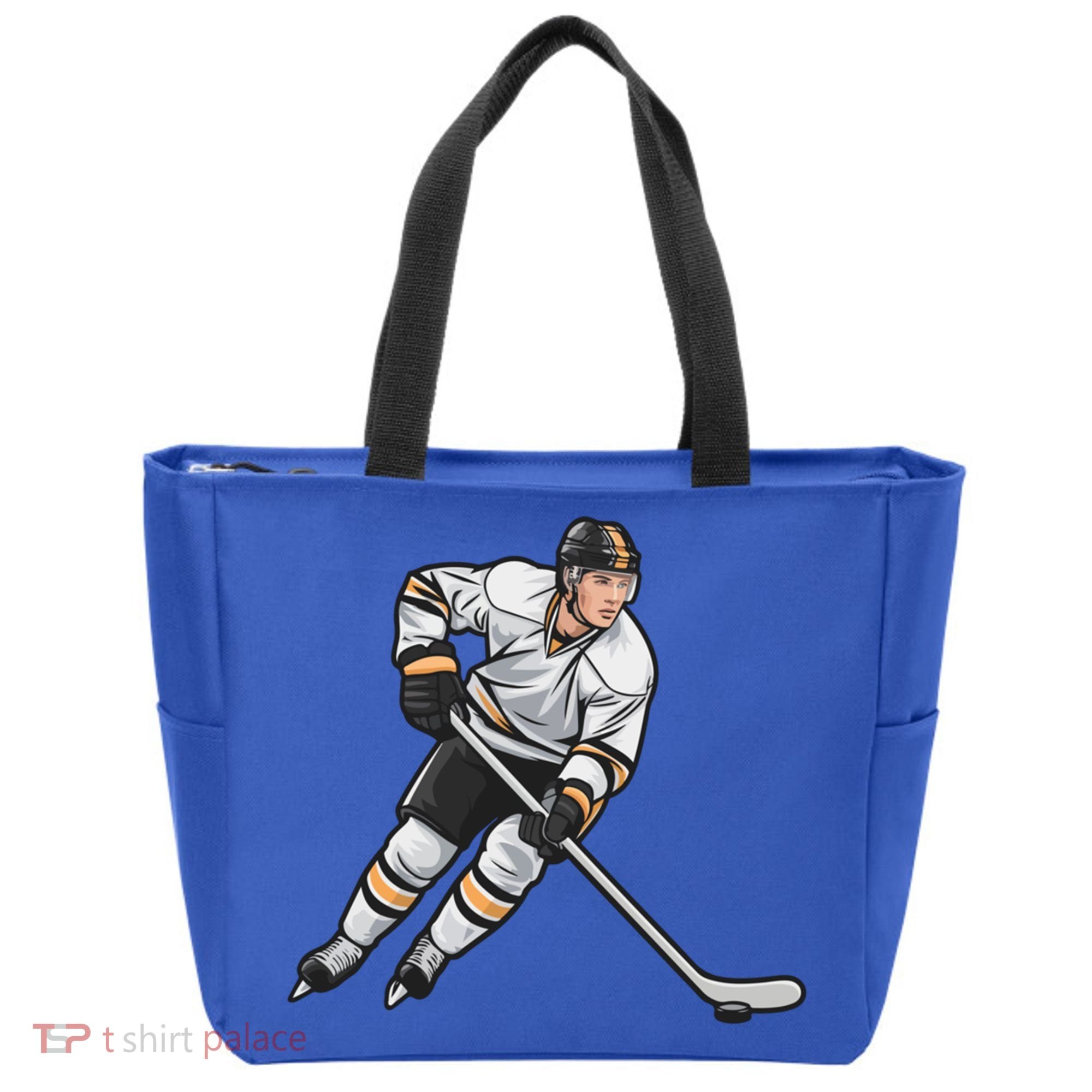 Ice Hockey Player Game Day Gift Dults Cute Gift Tote Bag