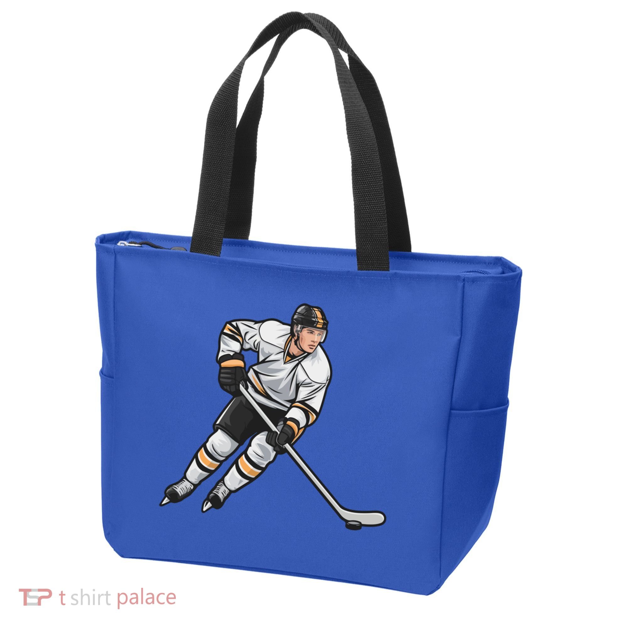 Ice Hockey Player Game Day Gift Dults Cute Gift Tote Bag