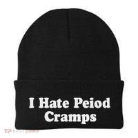 I Hate Period Cramps Feminine Beanie thumb 0