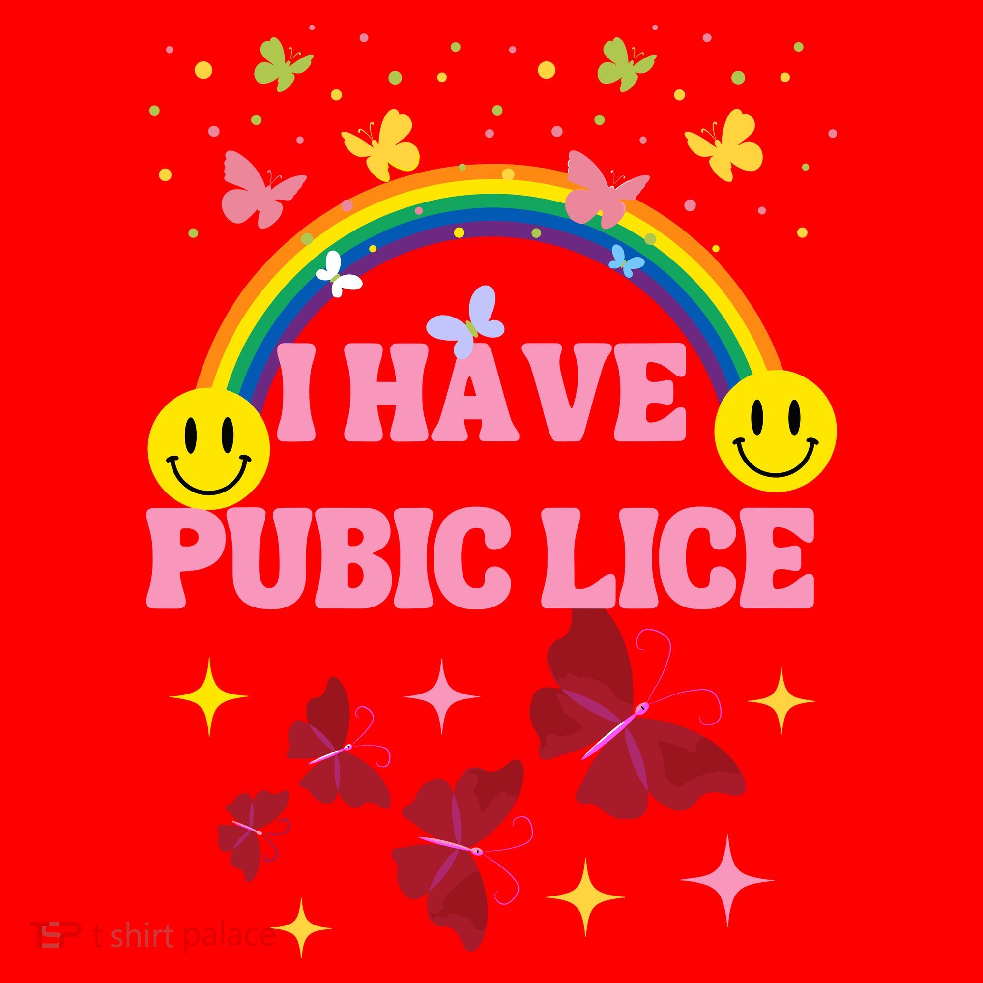 I Have Pubic Lice Funny Retro Offensive Inappropriate Meme Santa Hat
