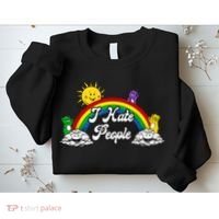 I Hate People Rainbow Printed Sweatshirt thumb 2