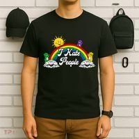 I Hate People Rainbow Printed T-Shirt thumb 6