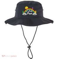 I Hate People Rainbow Printed Bucket Hat thumb 0
