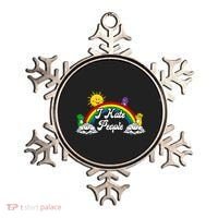 I Hate People Rainbow Printed Ornament thumb 0