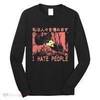 I Hate People Opossum I Hate People Opossum Japanese Long Sleeve Shirt thumb 0
