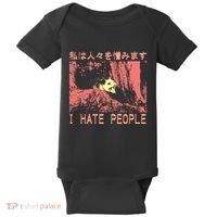I Hate People Opossum I Hate People Opossum Japanese Baby Bodysuit thumb 0