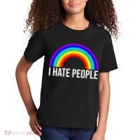 I Hate People Rainbow Funny Humor Anti Social Kids T-Shirt thumb 2