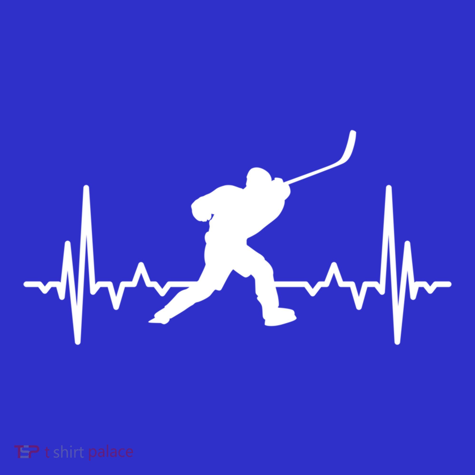 Ice Hockey Player Ecg Heartline Hockey Heartbeat Gift Women's Tank Top