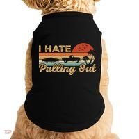 I Hate Pulling Out Funny Boating Trailer Boat Captain Retro  Doggie Tank thumb 0