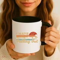 I Hate Pulling Out Funny Boating Trailer Boat Captain Retro  Coffee Mug thumb 3