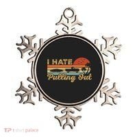 I Hate Pulling Out Funny Boating Trailer Boat Captain Retro  Ornament thumb 0
