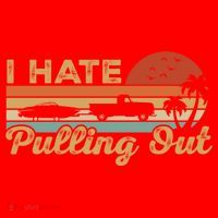 I Hate Pulling Out Funny Boating Trailer Boat Captain Retro  Santa Hat thumb 1