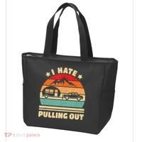 I Hate Pulling Out Funny Camping Trailer Retro Tote Bag thumb 3