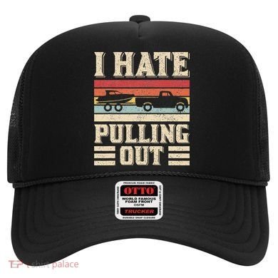 I Hate Pulling Out Funny Boat Captain Retro Boating Hat