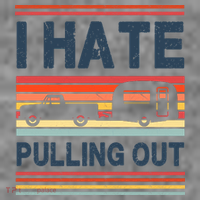 I Hate Pulling Out Caravan Sweatshirt Cinch Pack Bag thumb 2