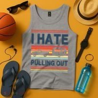 I Hate Pulling Out Caravan Tank Top thumb 4