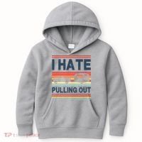 I Hate Pulling Out Caravan Kids Hoodie thumb 0