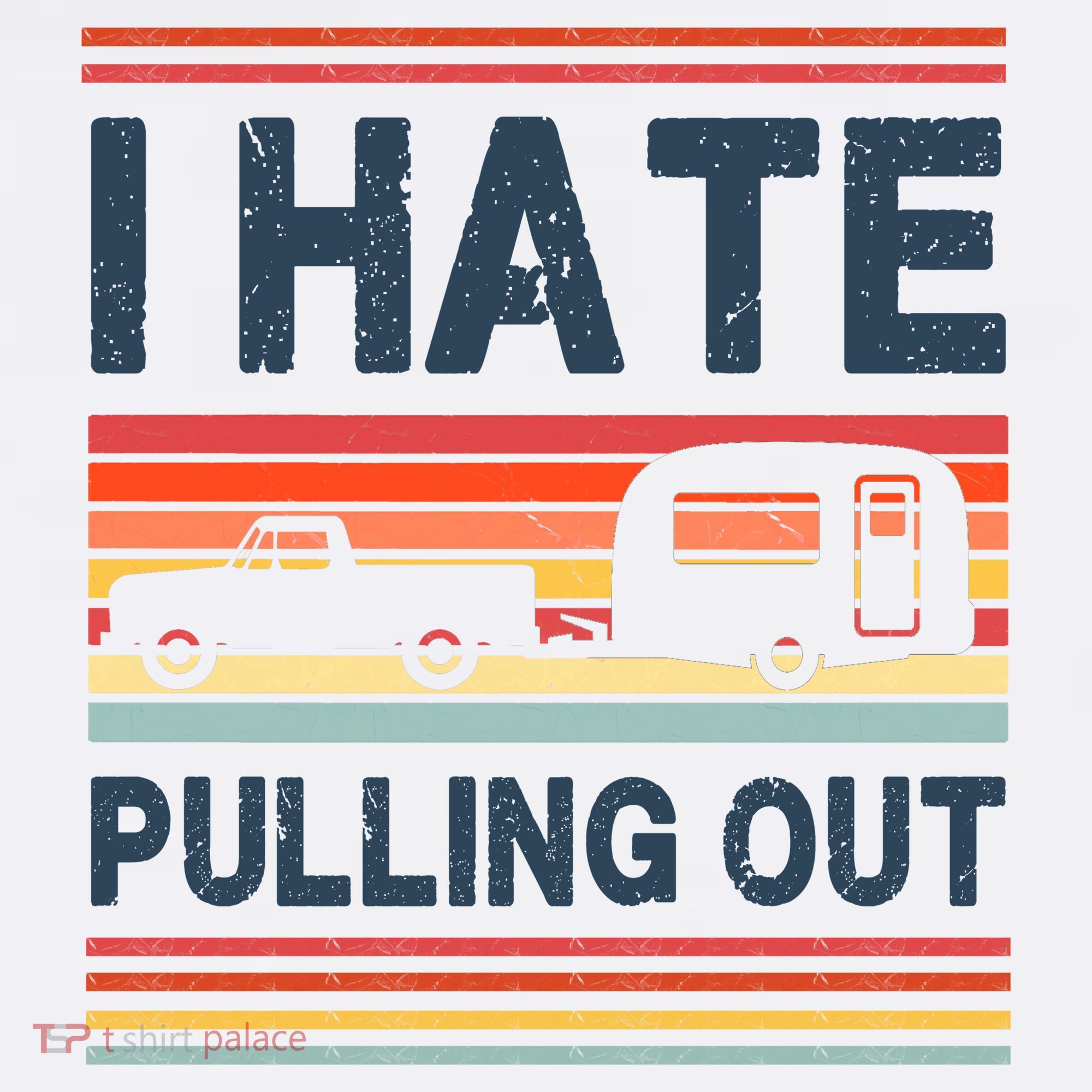 I Hate Pulling Out Caravan Comfort Colors Garment-Dyed Hooded Sweatshirt