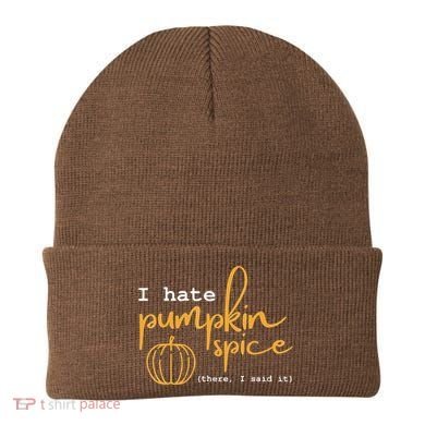 I Hate Pumpkin Spice There I Said Fall Thanksgiving Beanie