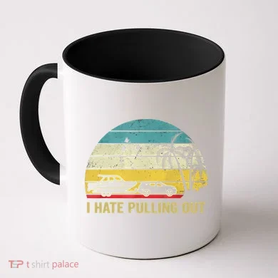 I Hate Pulling Out Retro Boating Boat Captain Coffee Mug