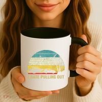 I Hate Pulling Out Retro Boating Boat Captain Coffee Mug thumb 3