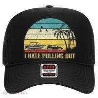 I Hate Pulling Out Retro Boating Boat Captain Hat thumb 0