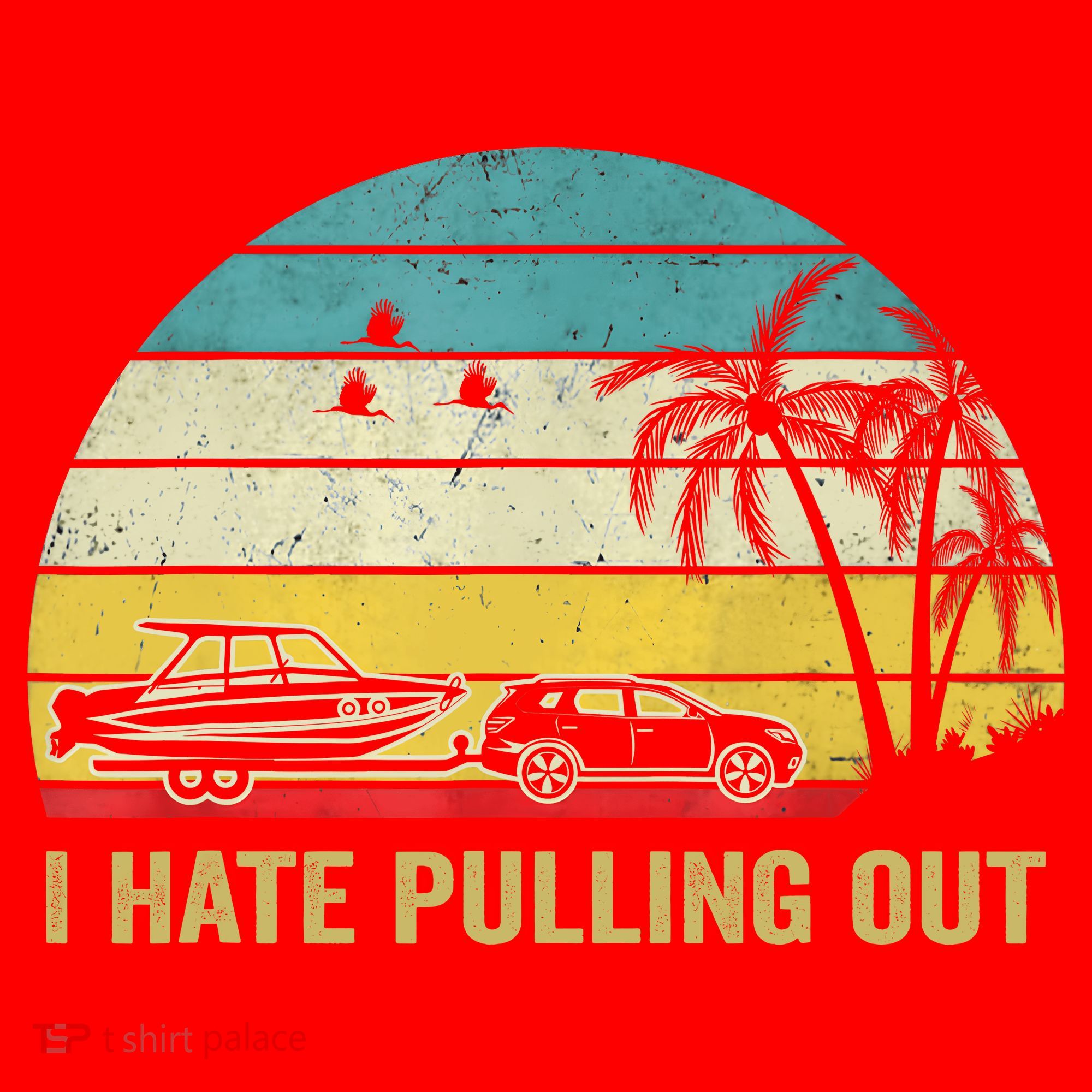 I Hate Pulling Out Retro Boating Boat Captain Santa Hat