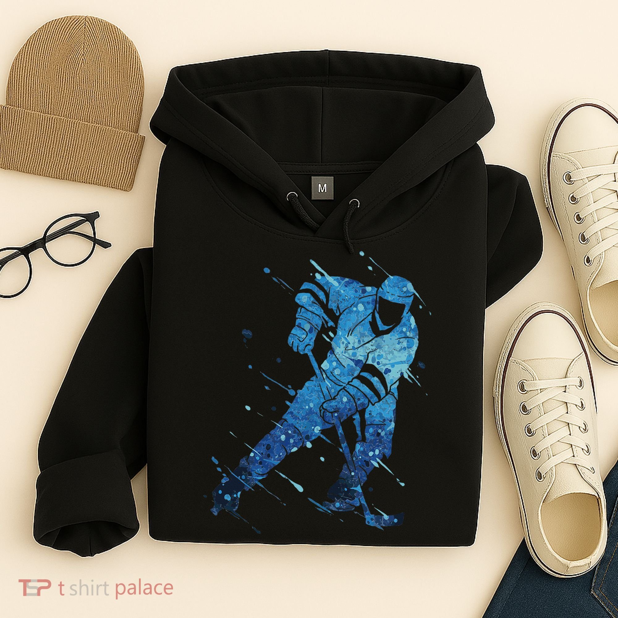 Ice Hockey Player Hoodie