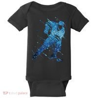 Ice Hockey Player Baby Bodysuit thumb 0