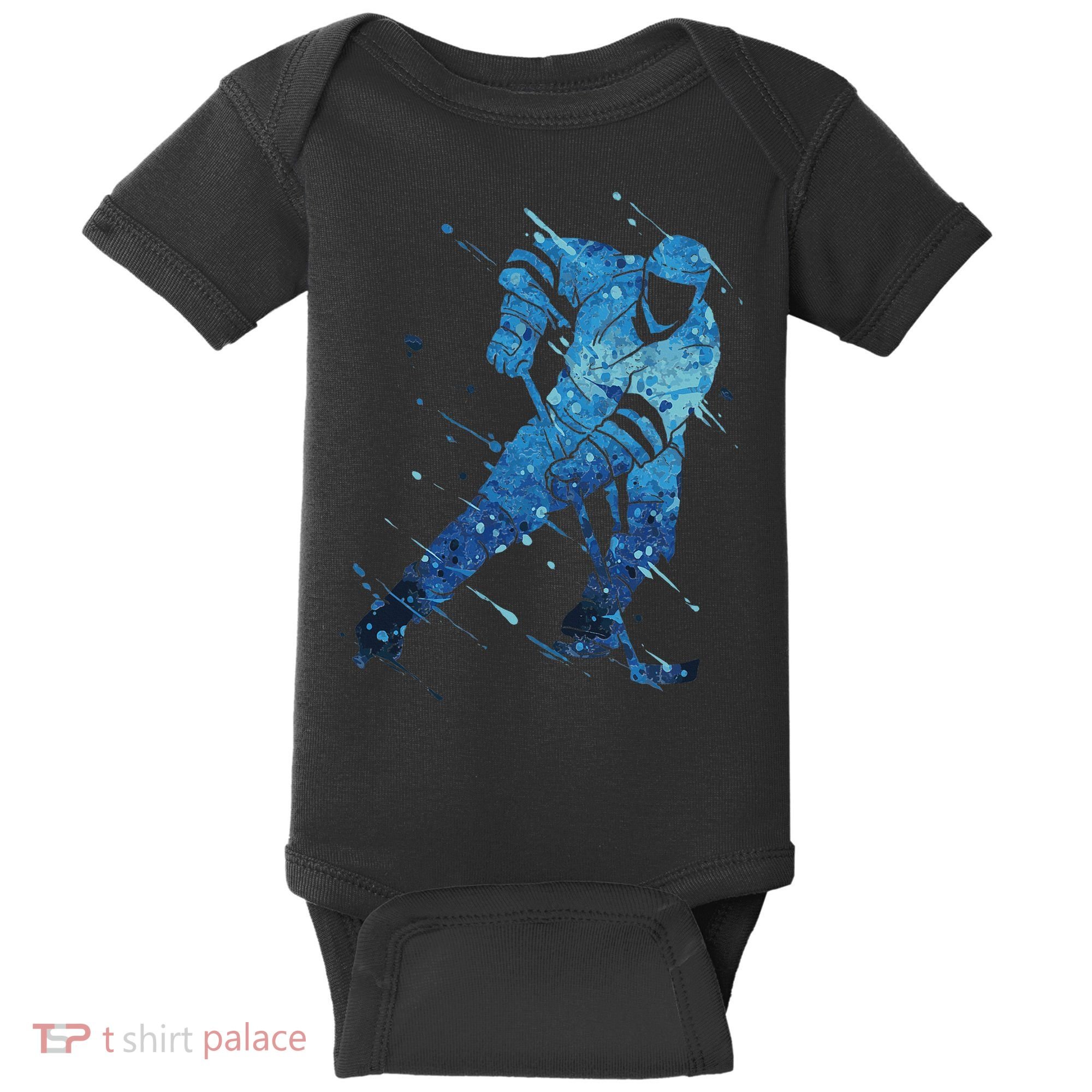 Ice Hockey Player Baby Bodysuit