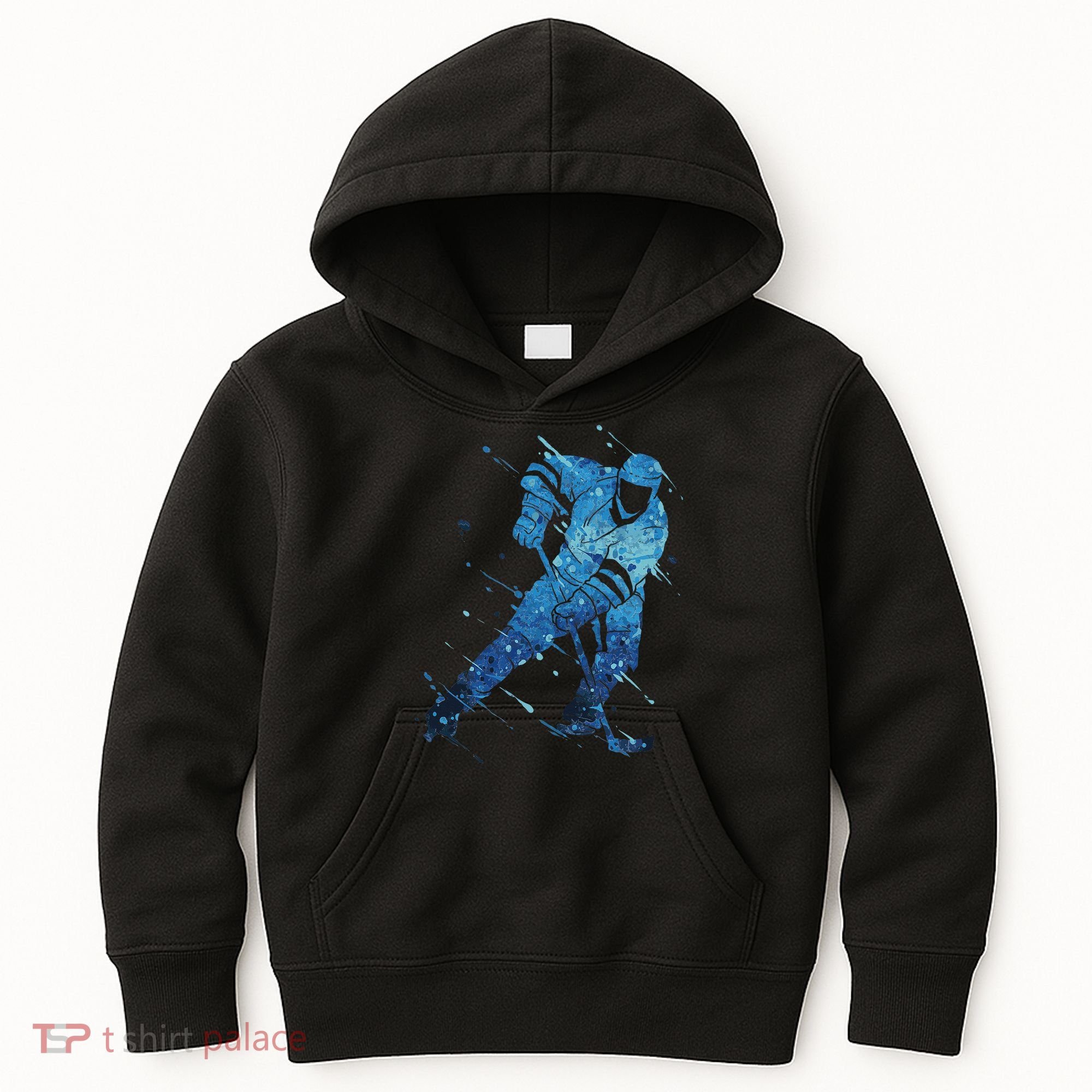 Ice Hockey Player Kids Hoodie