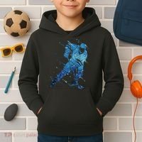Ice Hockey Player Kids Hoodie thumb 2