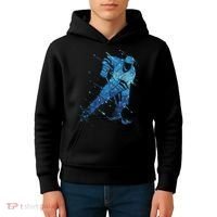Ice Hockey Player Kids Hoodie thumb 4