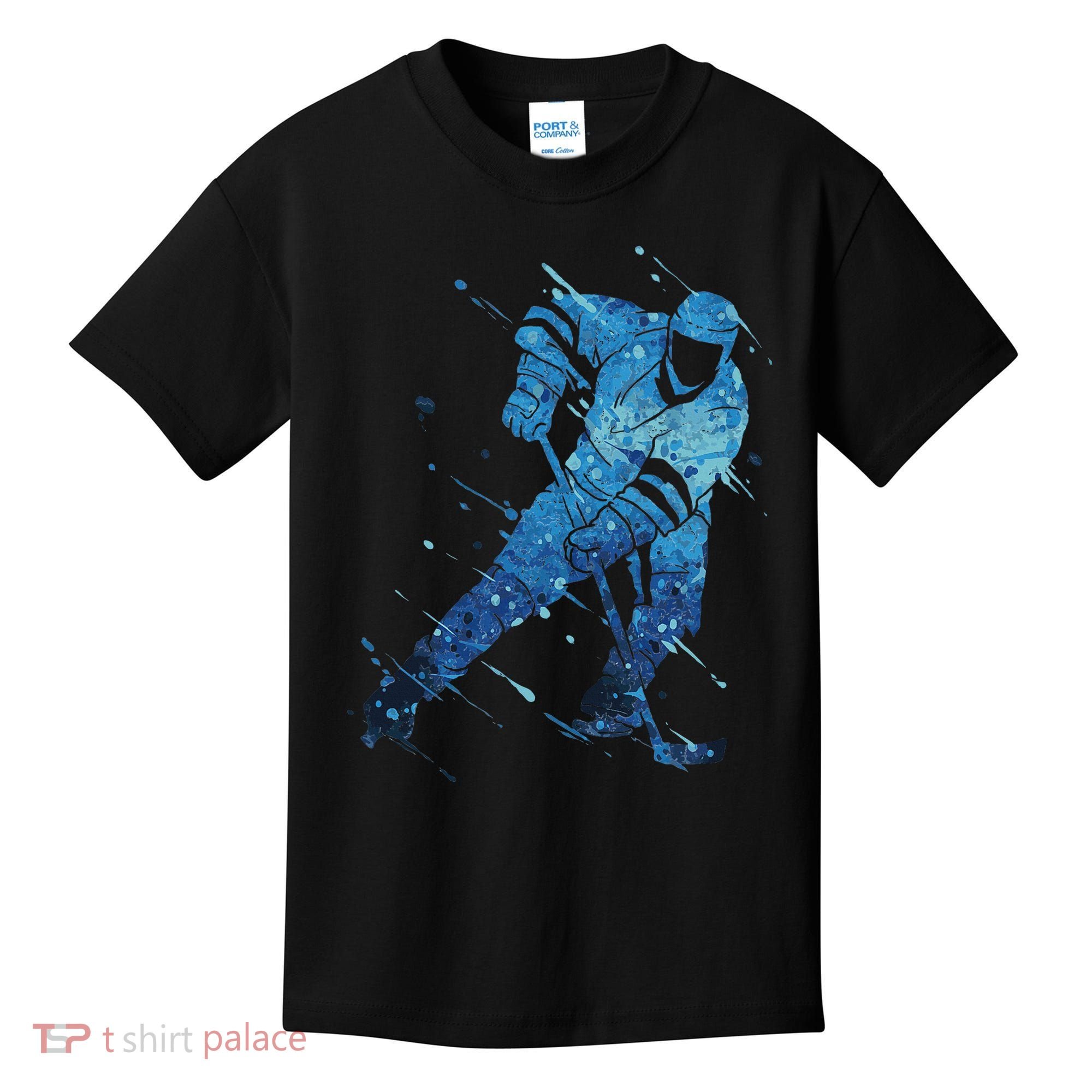 Ice Hockey Player Kids T-Shirt