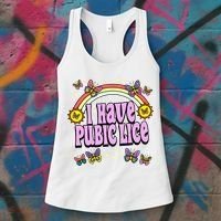 I Have Pubic Lice Women's Tank Top thumb 3