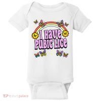 I Have Pubic Lice Baby Bodysuit thumb 0