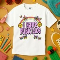 I Have Pubic Lice Kids T-Shirt thumb 3