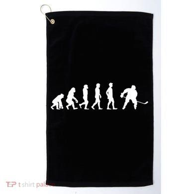 Ice Hockey Player Evolution Hockey Gift Great Gift Golf Towel