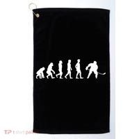 Ice Hockey Player Evolution Hockey Gift Great Gift Golf Towel thumb 0