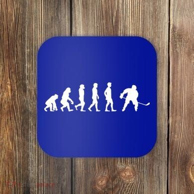 Ice Hockey Player Evolution Hockey Gift Great Gift Coaster