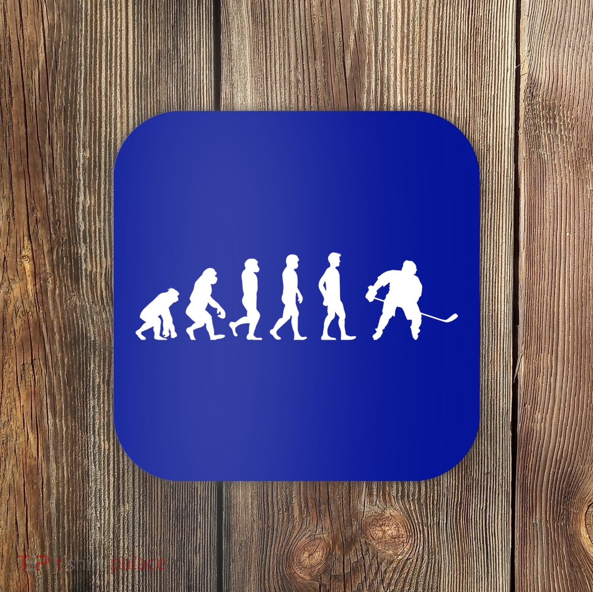 Ice Hockey Player Evolution Hockey Gift Great Gift Coaster