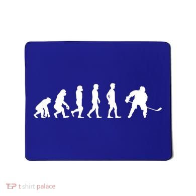 Ice Hockey Player Evolution Hockey Gift Great Gift Mousepad