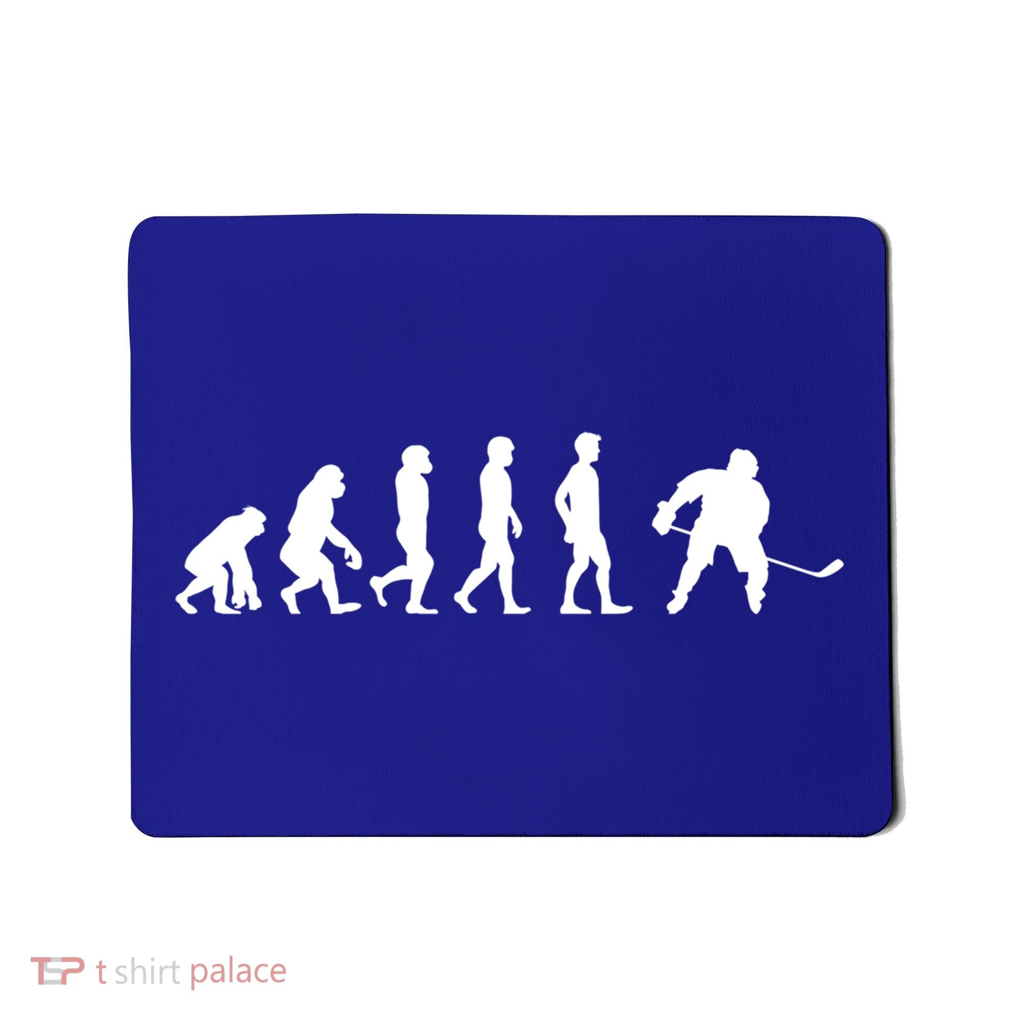Ice Hockey Player Evolution Hockey Gift Great Gift Mousepad