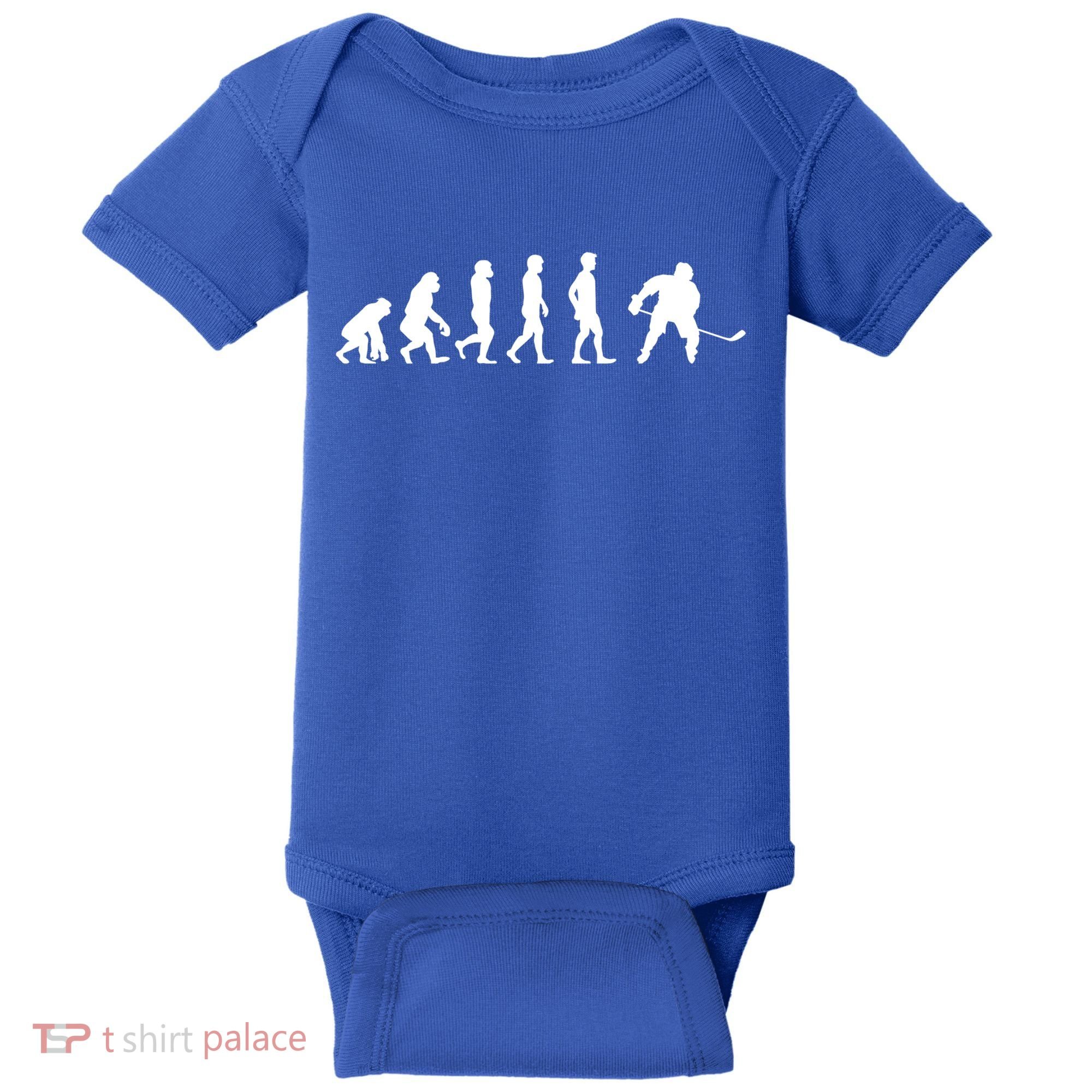 Ice Hockey Player Evolution Hockey Gift Great Gift Baby Bodysuit