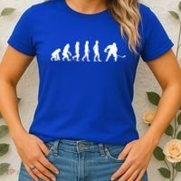 Ice Hockey Player Evolution Hockey Gift Great Gift Women's T-Shirt thumb 2