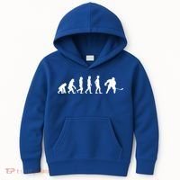Ice Hockey Player Evolution Hockey Gift Great Gift Kids Hoodie thumb 0