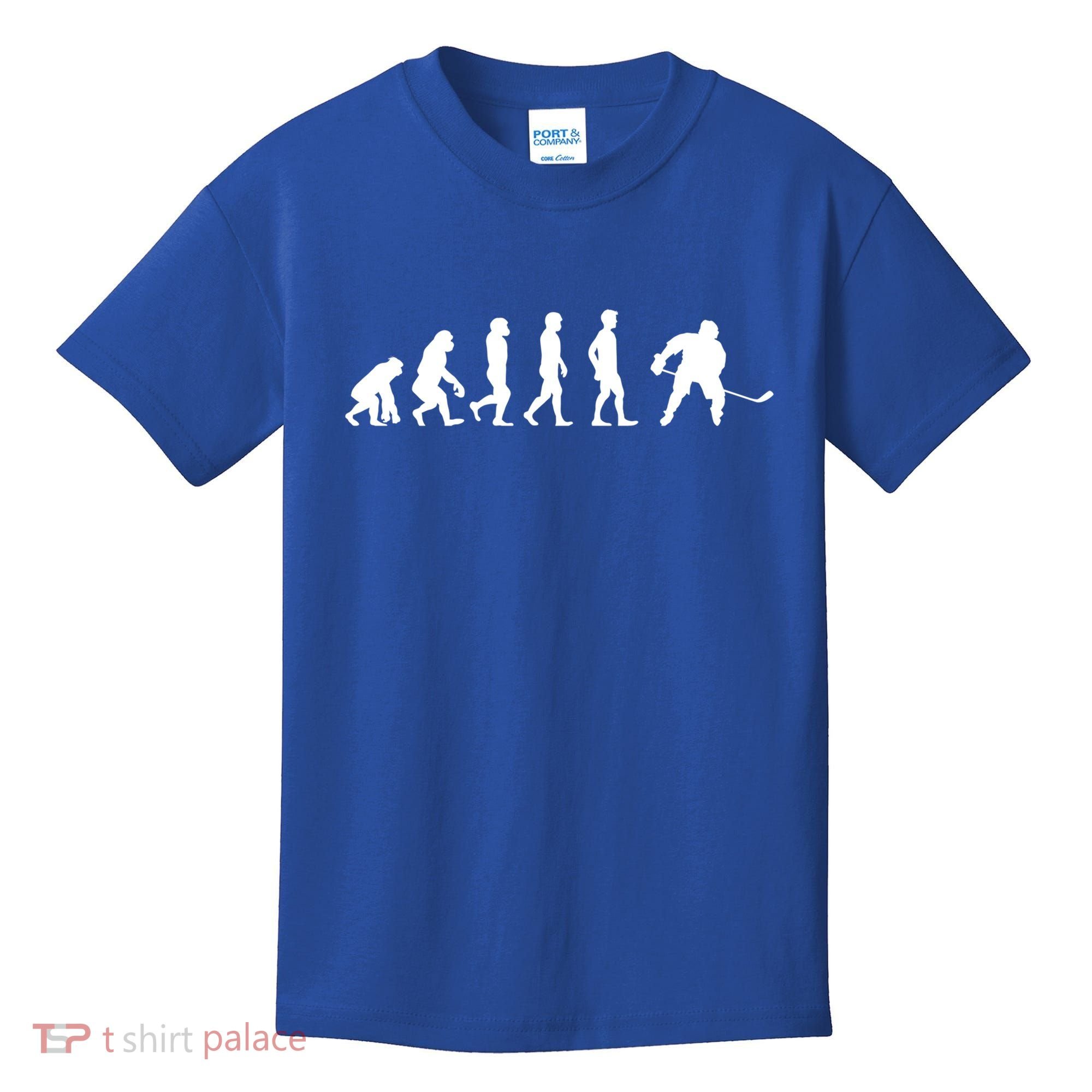 Ice Hockey Player Evolution Hockey Gift Great Gift Kids T-Shirt
