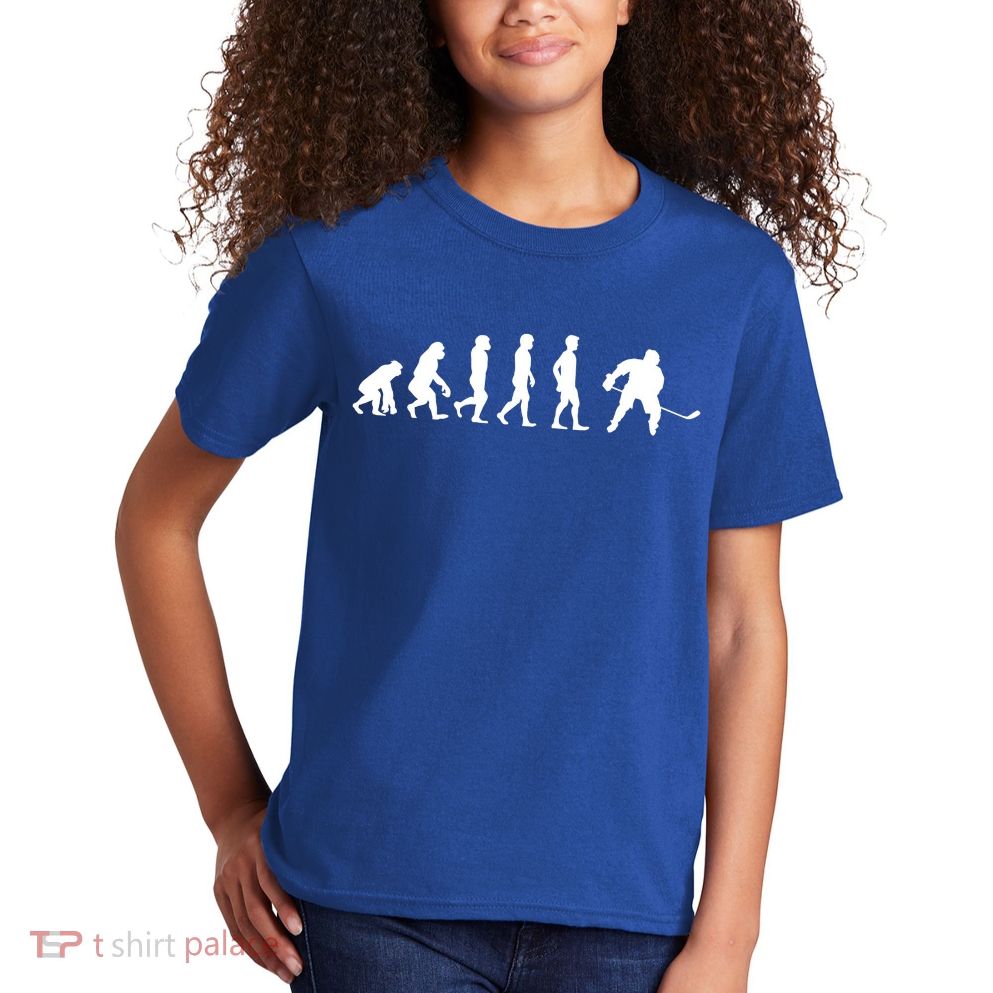 Ice Hockey Player Evolution Hockey Gift Great Gift Kids T-Shirt