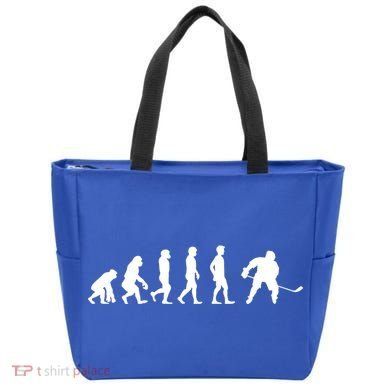 Ice Hockey Player Evolution Hockey Gift Great Gift Tote Bag